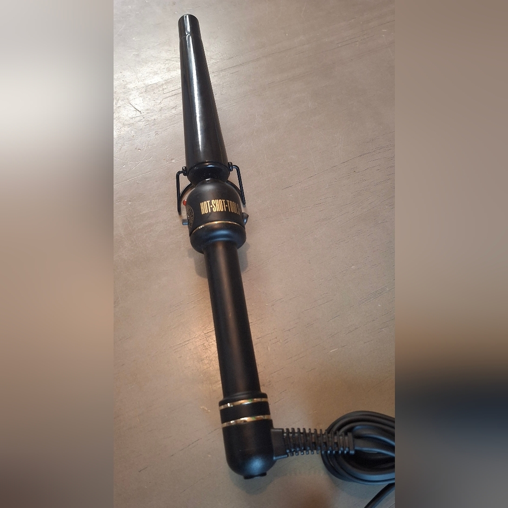 Hot Shot Tools Black Curling Wand